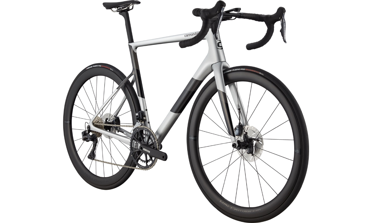 Фотографія Велосипед Cannondale SUPERSIX EVO Carbon Disc Ultegra Di2 28" (2021) 2021 Сіро-чорний